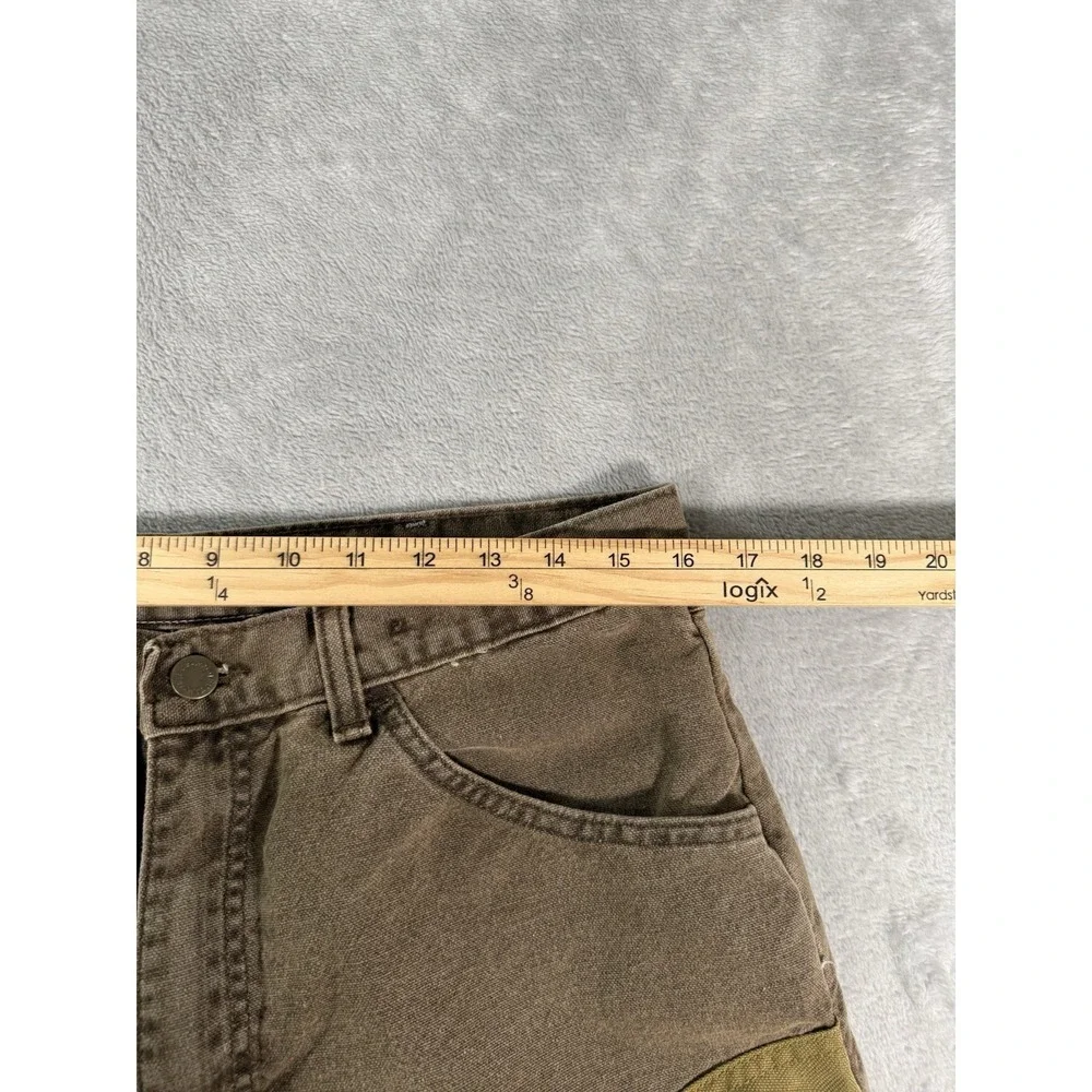 Wrangler Brush Pants Rugged Wear Mens 34x30 Brown Cotton Nylon Field Hunting